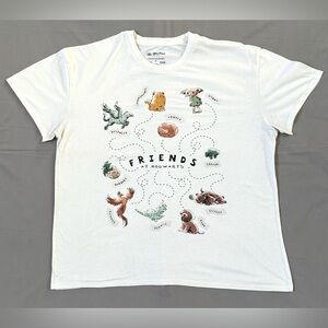 Men’s Wizarding World Harry Potter Friends At Hogwarts White Graphic T-Shirt XL
